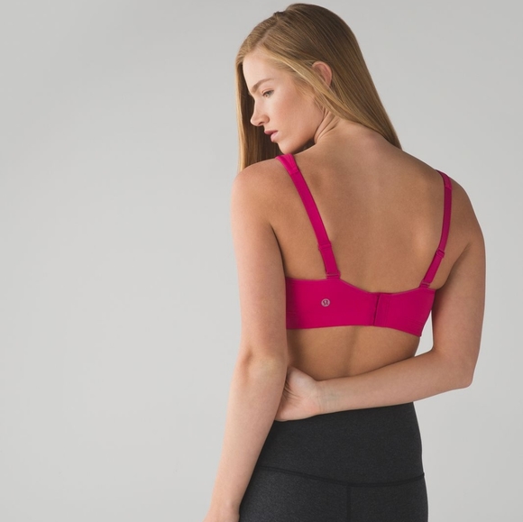 Lululemon ta ta tamer pink sports bra 34DD - Picture 9 of 12